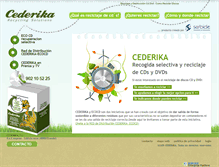 Tablet Screenshot of cederika.com